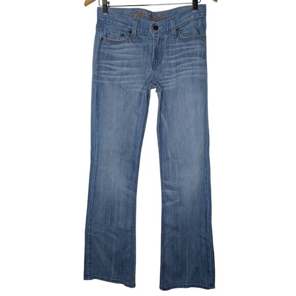 Ezra Fitch Low Rise Flare Jeans 2000s Light Wash - Picture 1 of 7